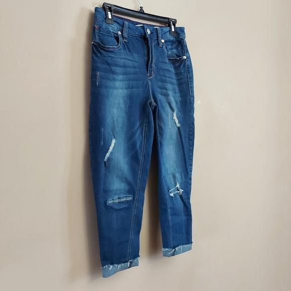 Seven7 midrise ankle skinny stretch jeans - Picture 2 of 11